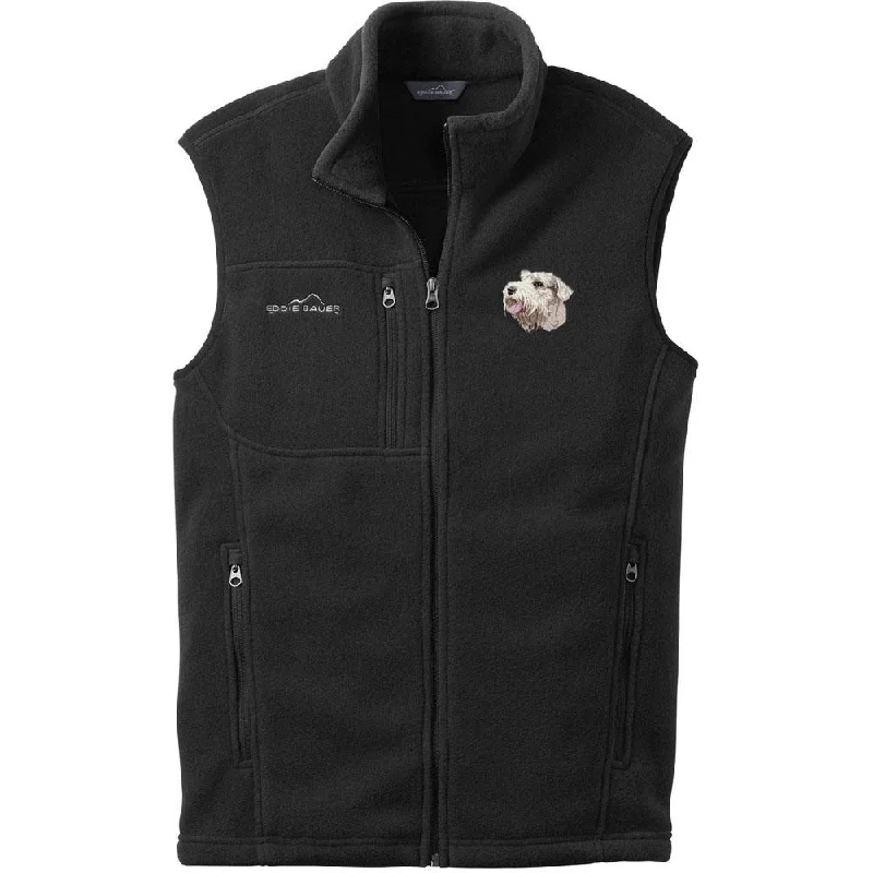 Sealyham Terrier Embroidered Mens Fleece Vest