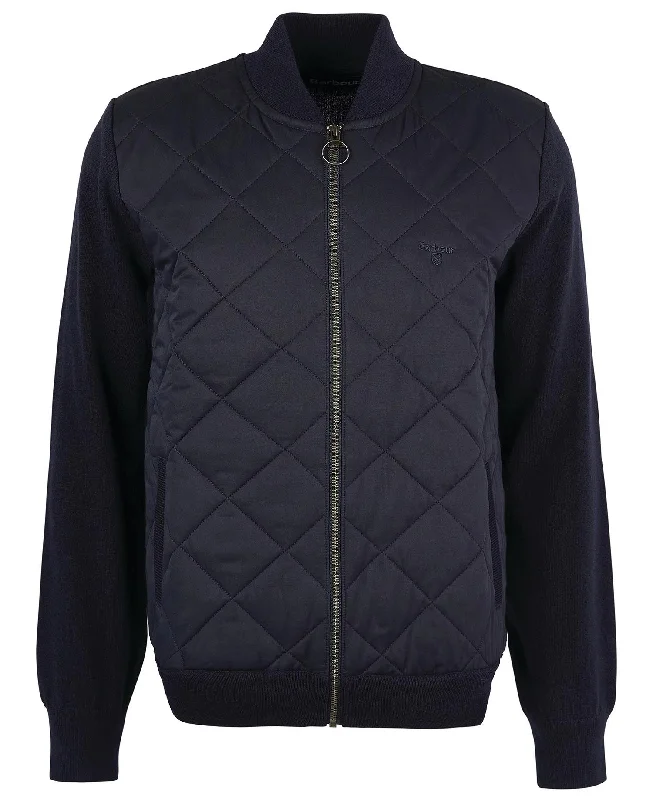 Barbour -  Essential Quilted Zip-Thru Jacket, Navy