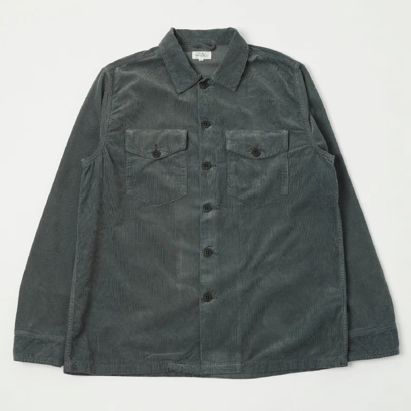 Hartford Jame Corduroy Jacket - Eucalyptus